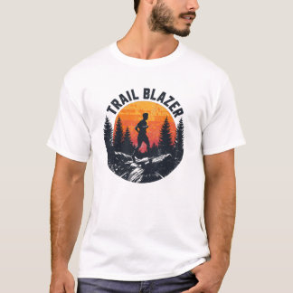 Trail Blazer Mountain Runner Silhouette T-Shirt