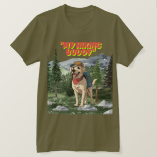 Trail Buddy – Hiking Labrador Adventure T-Shirt
