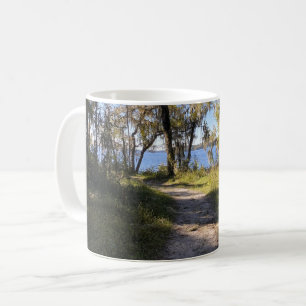 Trail By The River Coffee Mug