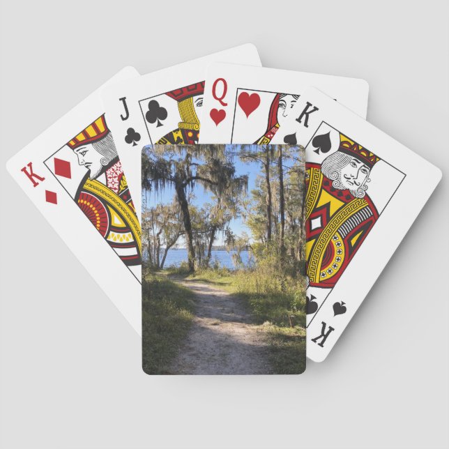 Trail by the River Playing Cards (Back)