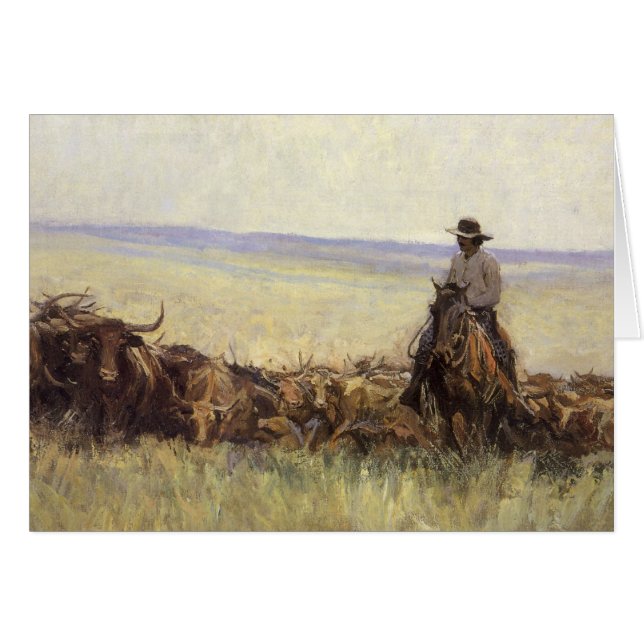 Trail Herd to Wyoming by WHD Koerner (Front Horizontal)