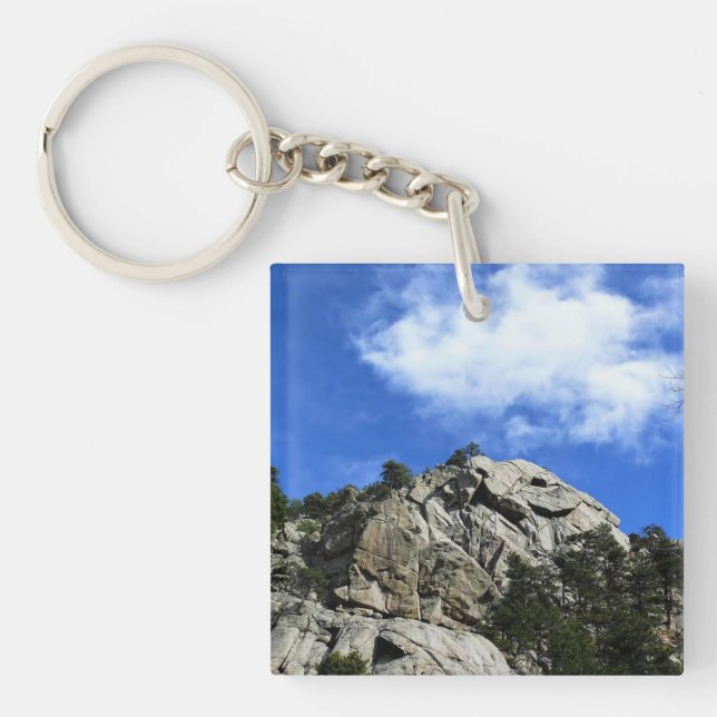 Trail in Jefferson County, Colorado Key Ring (Front)