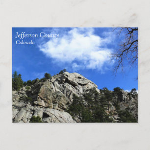 Trail in Jefferson County, Colorado Postcard
