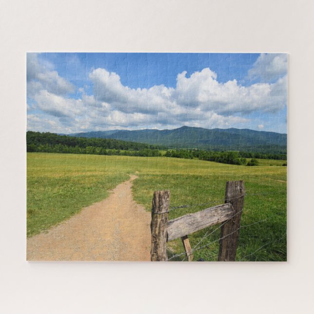 Trail into the Mountains  -  16 x 20 Jigsaw Puzzle (Horizontal)