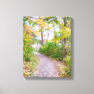 Trail of Green Canvas Print