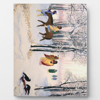 Trail of Tears Fine Art 8x10 With Easel Plaque