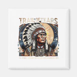 Trail Of Tears Memorial Native American  Magnet