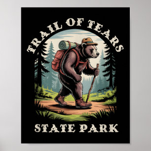 Trail Of Tears State Park, Missouri Mountains Hiki Poster