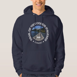 Trail of the Coeur d'Alene (cycling c) Hoodie