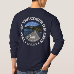 Trail of the Coeur d'Alene (cycling c) T-Shirt