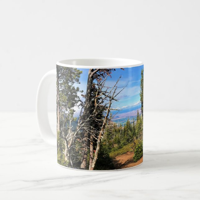 Trail on Mount Howard, OR Coffee Mug (Front Left)