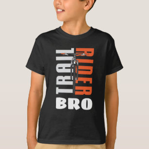 Trail Rider Biker Bro Custom Family Cyclist T-Shirt
