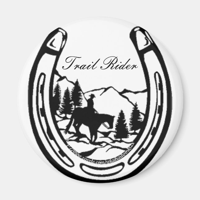 "Trail Rider!" Magnet (Front)