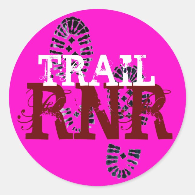 TRAIL RNR CLASSIC ROUND STICKER (Front)