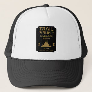 Trail Run Competition Award Trucker Hat