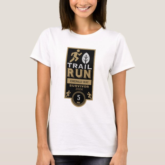 Trail Runner Race Competition T-Shirt (Front)