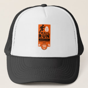 Trail Runner Race Competition Trucker Hat