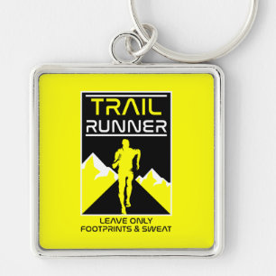 Trail Runner Sport In Nature Key Ring