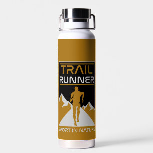 Trail Runner Sport In Nature Water Bottle