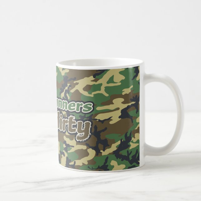 Trail Runners Like it Dirty - Camo Coffee Mug (Right)