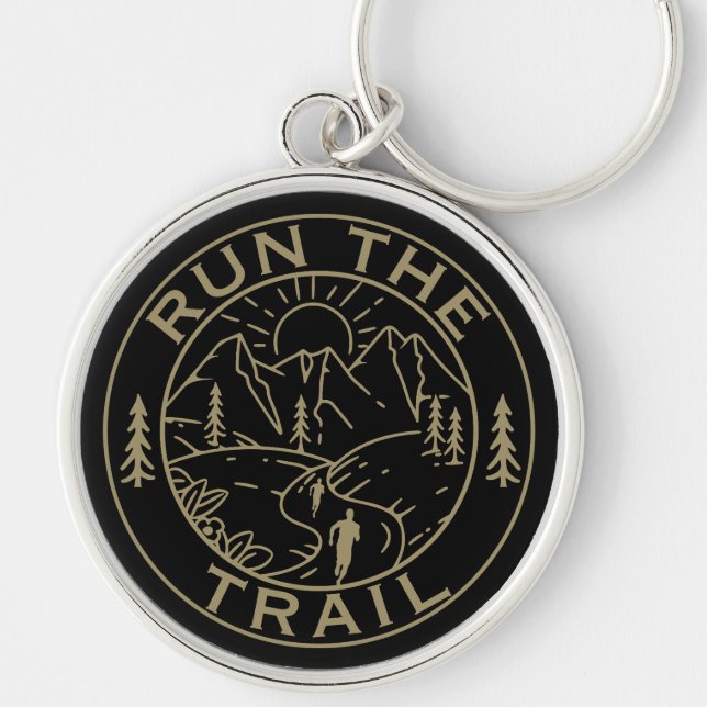 Trail Running America Key Ring (Front)