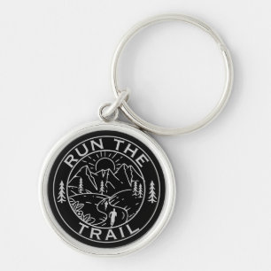 Trail Running America Key Ring