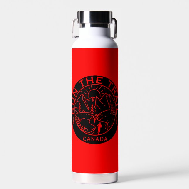 Trail Running Canada Water Bottle (Front)