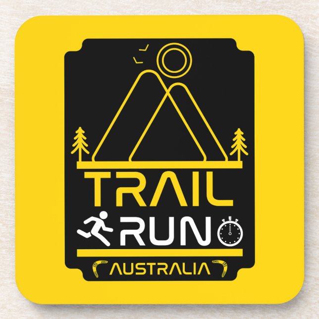 Trail Running Clubs And Competitions  Coaster (Front)