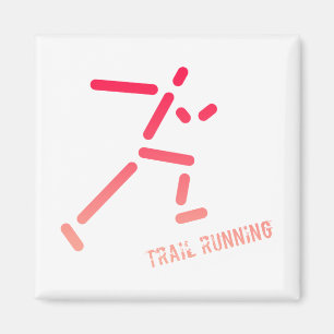 Trail Running, Cross-Country running Magnet