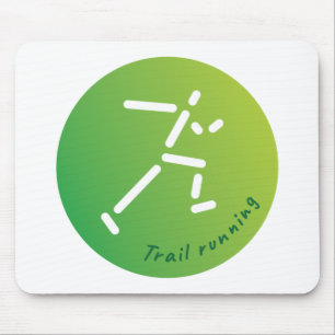 Trail Running, Cross-Country running Mouse Mat