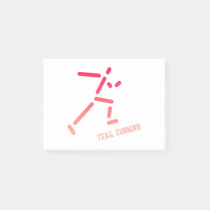 Trail Running, Cross-Country running Post-it Notes