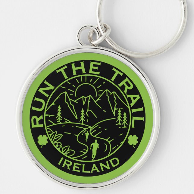 Trail Running Ireland Key Ring (Front)
