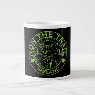 Trail Running Ireland Large Coffee Mug
