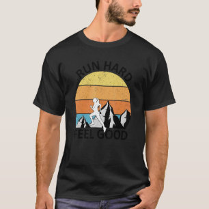Trail running jogging cross running saying 4 T-Shirt