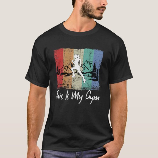 Trail running jogging cross running  saying T-Shirt (Front)