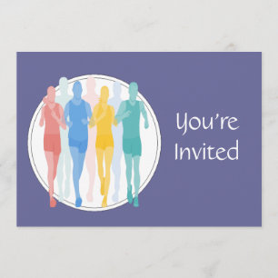 Trail Running Racing  Event Invitation