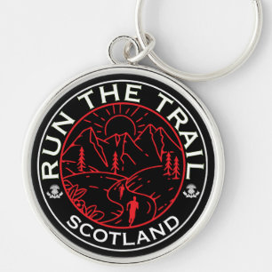 Trail Running Scotland Key Ring