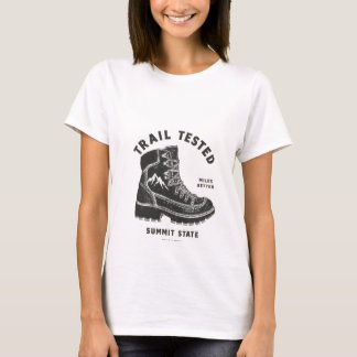 Trail Tested Mountain Boot Vintage Badge T-Shirt