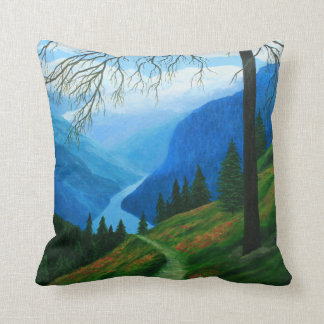 Trail Through Mountains Accent Cushion