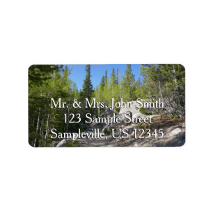 Trail to Alberta Falls Label