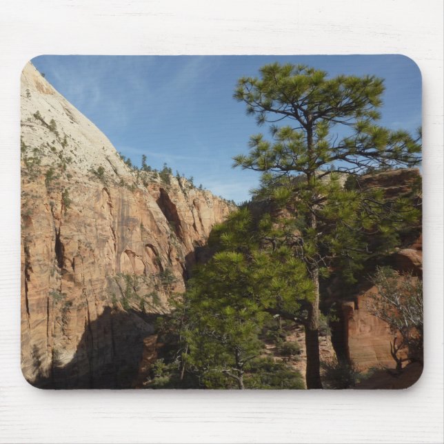 Trail to Angels Landing in Zion National Park Mouse Mat (Front)