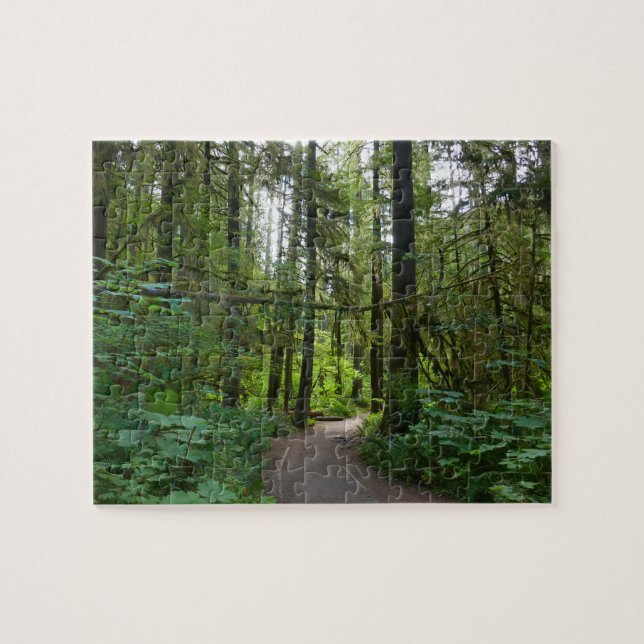 Trail to Marymere Falls I Jigsaw Puzzle (Horizontal)