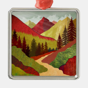 Trail To The Sky Metal Tree Decoration