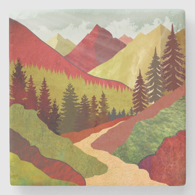 Trail To The Sky Stone Coaster (Front)