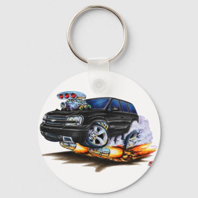 Trailblazer SS Black Truck Key Ring (Front)