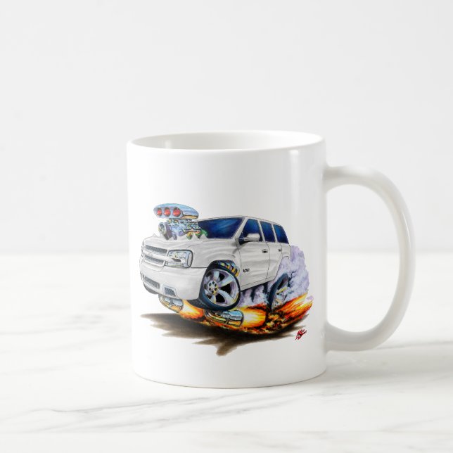 Trailblazer SS White Truck Coffee Mug (Right)