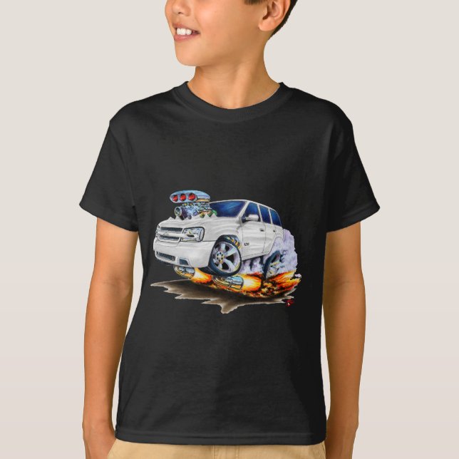 Trailblazer SS White Truck T-Shirt (Front)