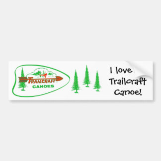 Trailcraft Canoe Bumper Sticker