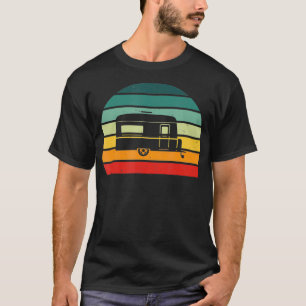 Trailer Camper RV with Hitch Vintage Retro T-Shirt