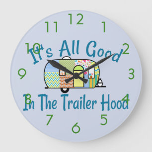 Trailer Hood Camper Clocks